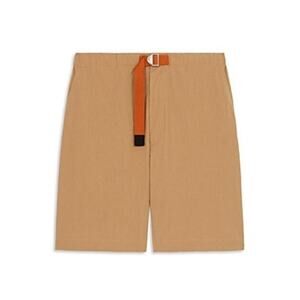 Kenzo Elasticized Regular Fit Belt Shorts Brown Size XL